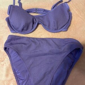Old Navy Ribbed Underwire Bikini Set